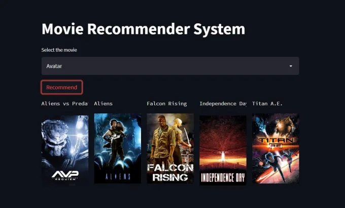 Movie recommender sysyem